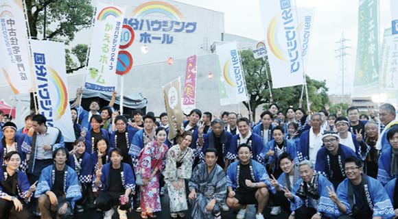 地元祭りへ積極参加