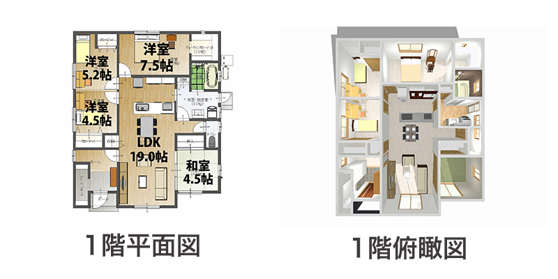 4LDK Cプラン間取り図