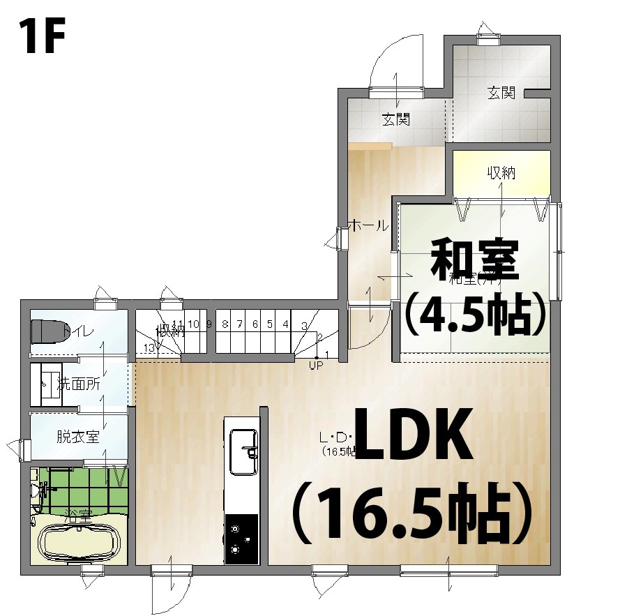 1階平面図