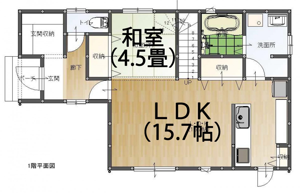 1階平面図