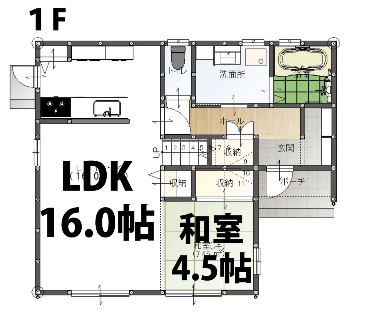 1階平面図