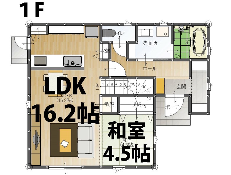 1階平面図