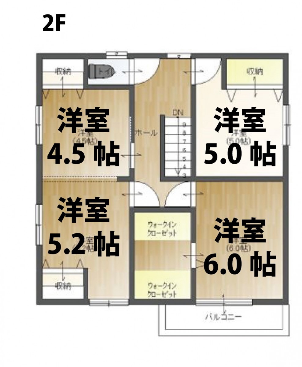 2階平面図