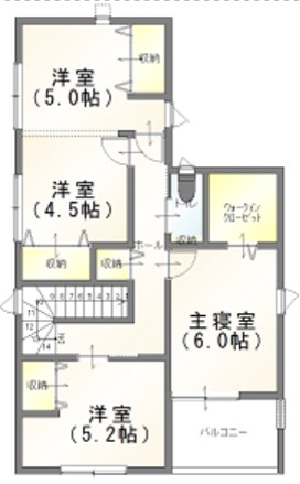 2階平面図