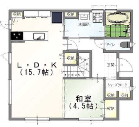 1階平面図