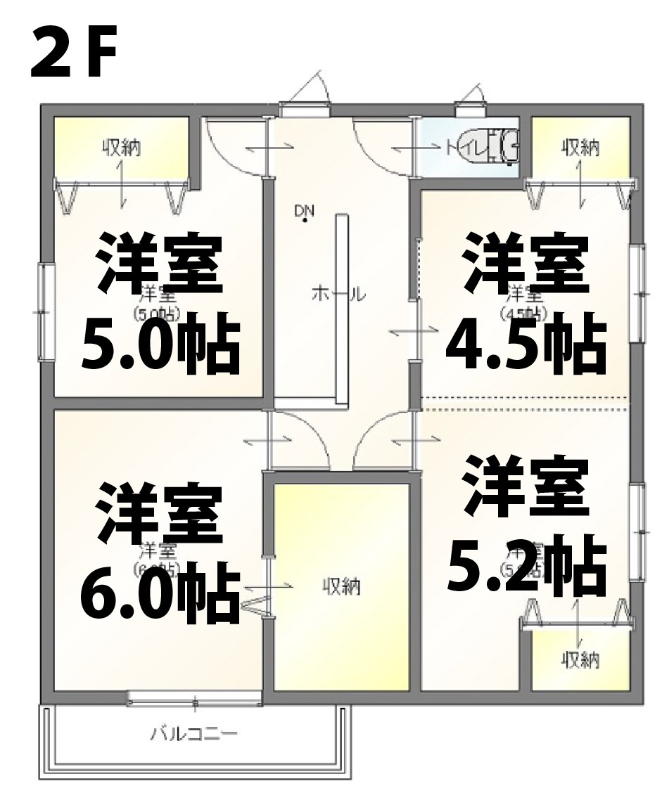 2階平面図