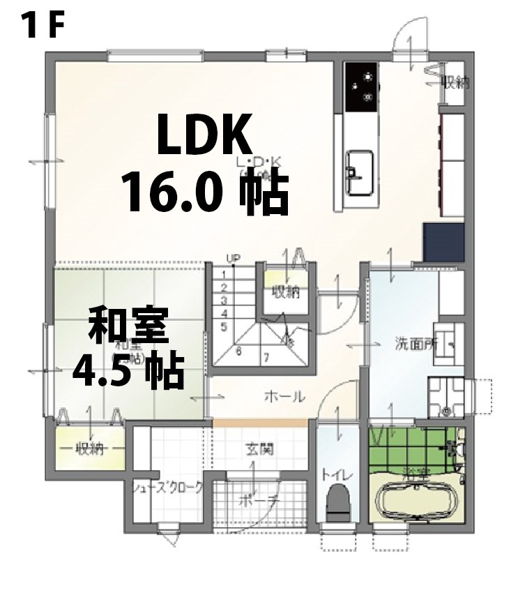 1階平面図