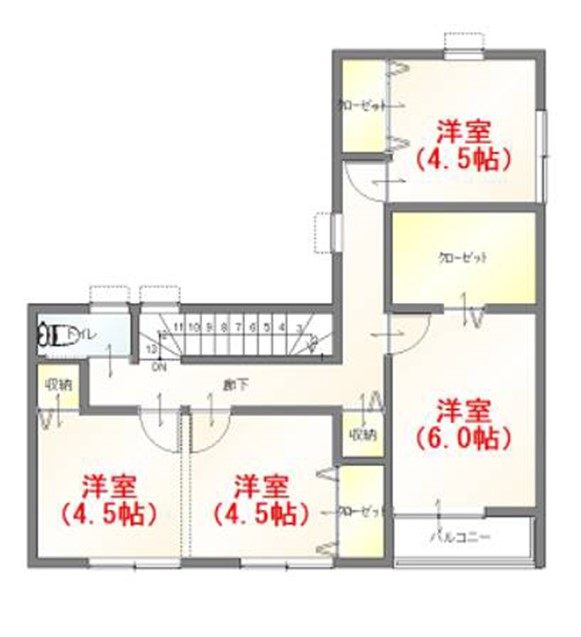 2階平面図