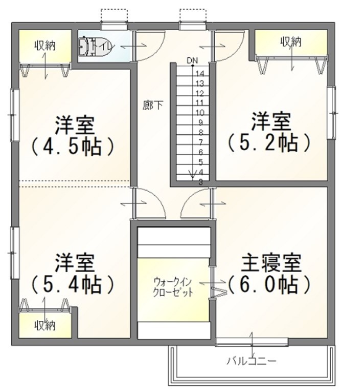 2階平面図